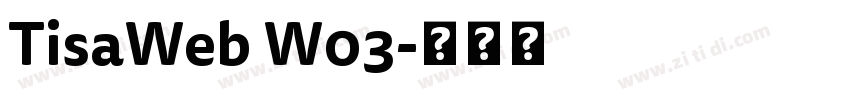 TisaWeb W03字体转换